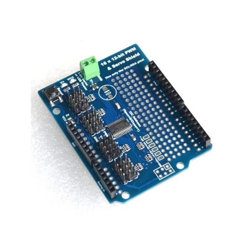 16 Channel PWM Servo Motor Shield for Arduino