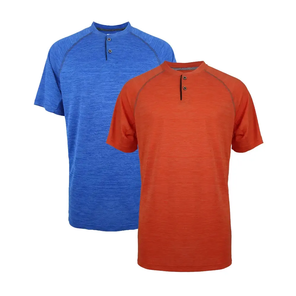 2 Pack Men's Henley Shirts