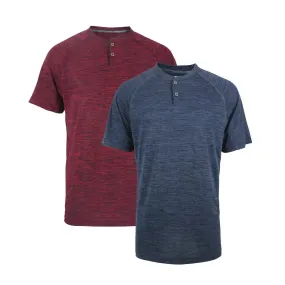 2 Pack Men's Henley Shirts