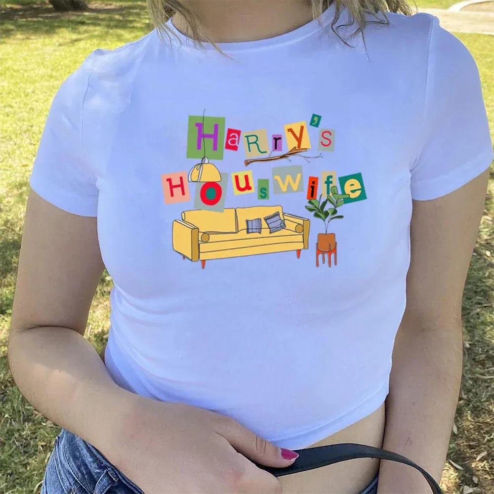 2024 Harry's House Y2K Crop Baby Tee for Women