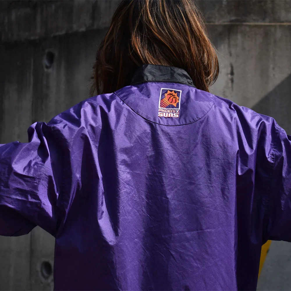 90's　FANS GEAR “NBA Phoenix Suns/フェニックス・サンズ” ナイロンプルオーバー　230412