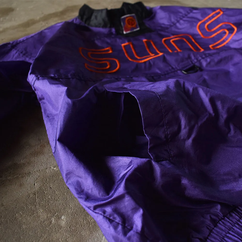 90's　FANS GEAR “NBA Phoenix Suns/フェニックス・サンズ” ナイロンプルオーバー　230412