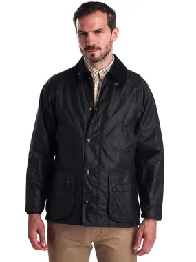 BARBOUR Bristol Wax Jacket - Mens - Navy