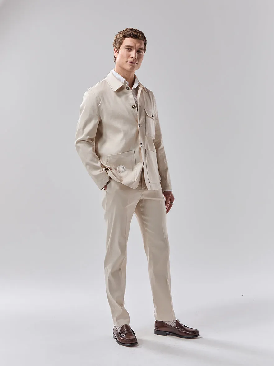 Batch 05 - Mens Cream Linen Trouser