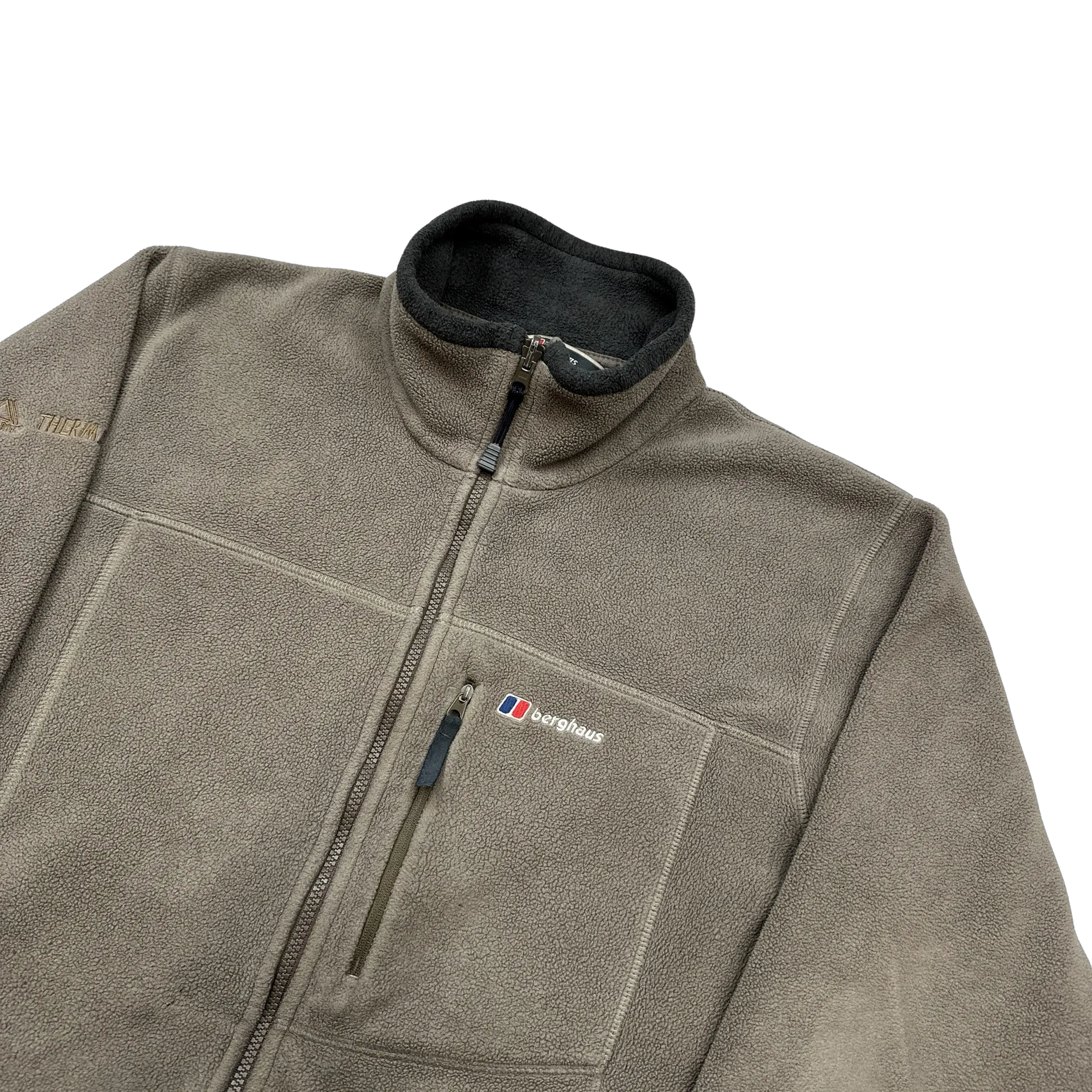 Berghaus Brown Zipped Thermal Fleece - Medium