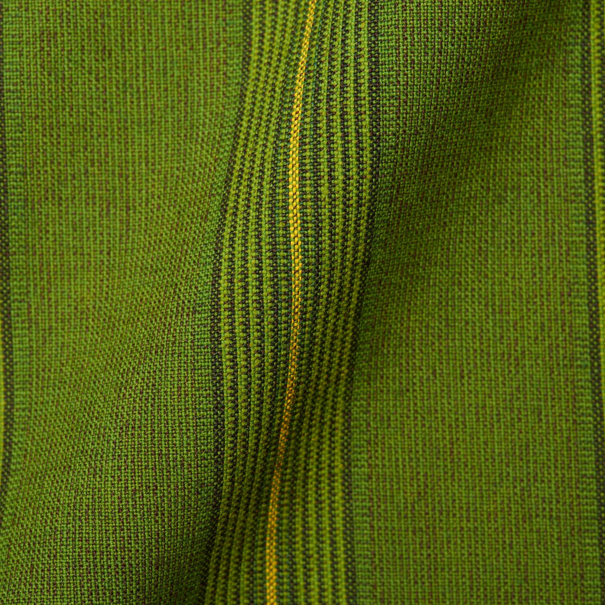 BOGLIOLI Galleria Lime Green Striped Wool-Silk-Linen Unconstructed Jacket 50 NEW