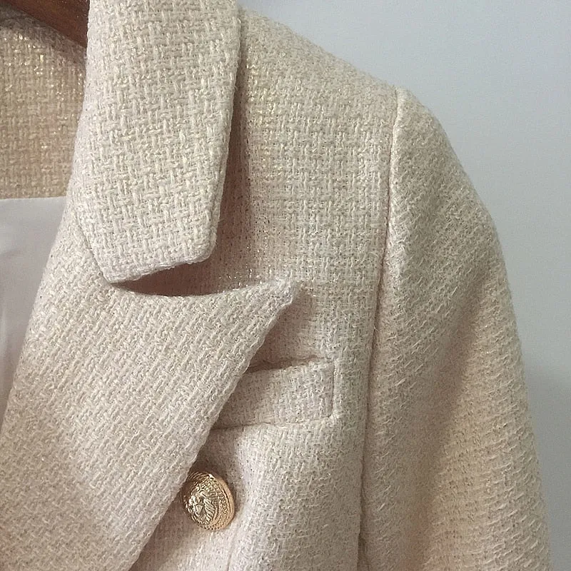 BUCKINGHAM TEXTURED BLAZER - Beige