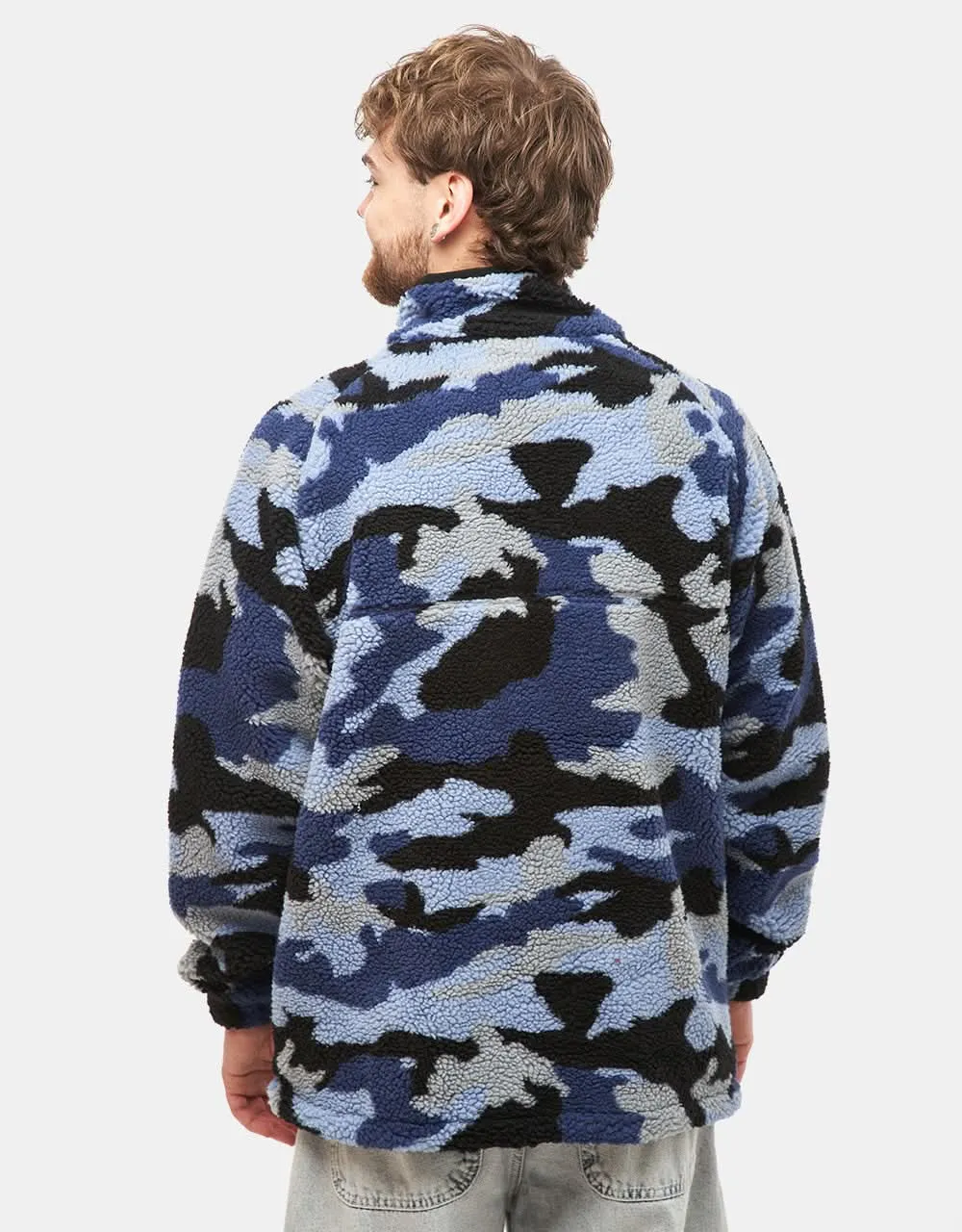 Butter Goods Camo Sherpa Jacket - Slate