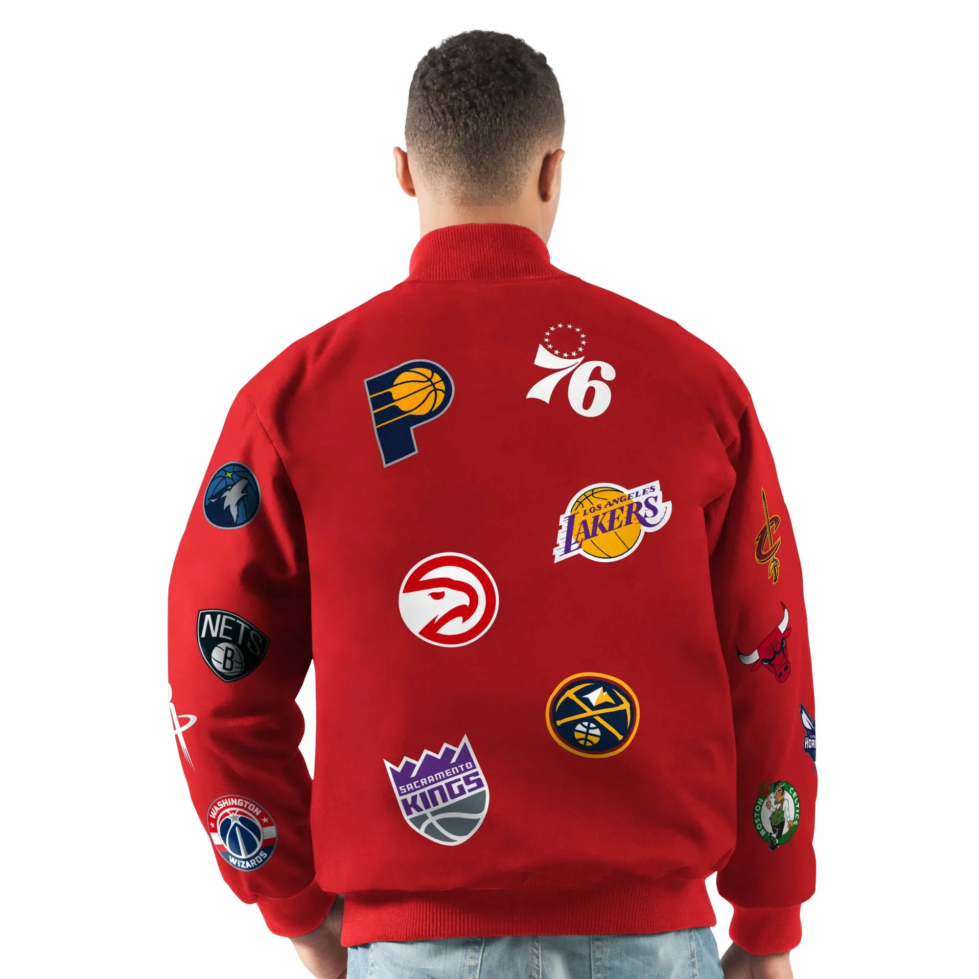 Carl Banks NBA Twill Collage Jacket