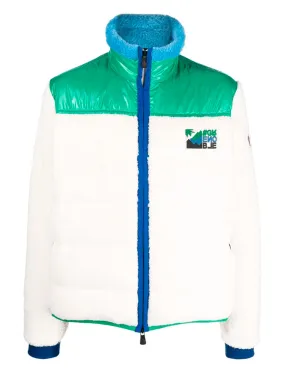 Colour-block Teddy jacket