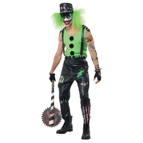 Crazed Clown Costume for Adults