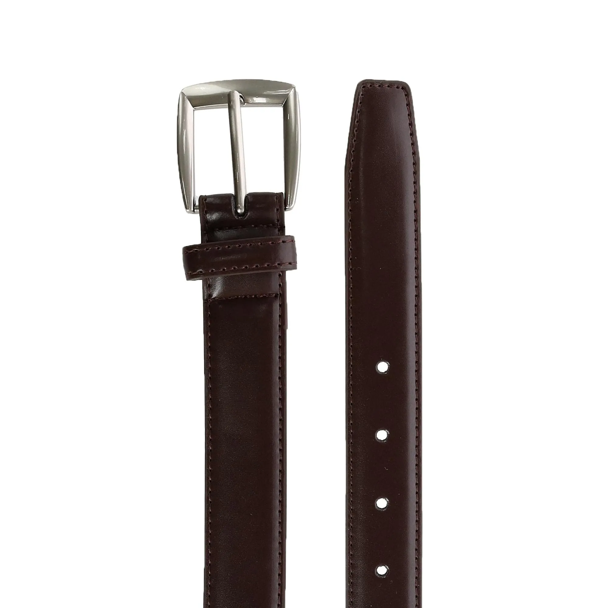 CTM® Men's Basic Leather Dress Belt