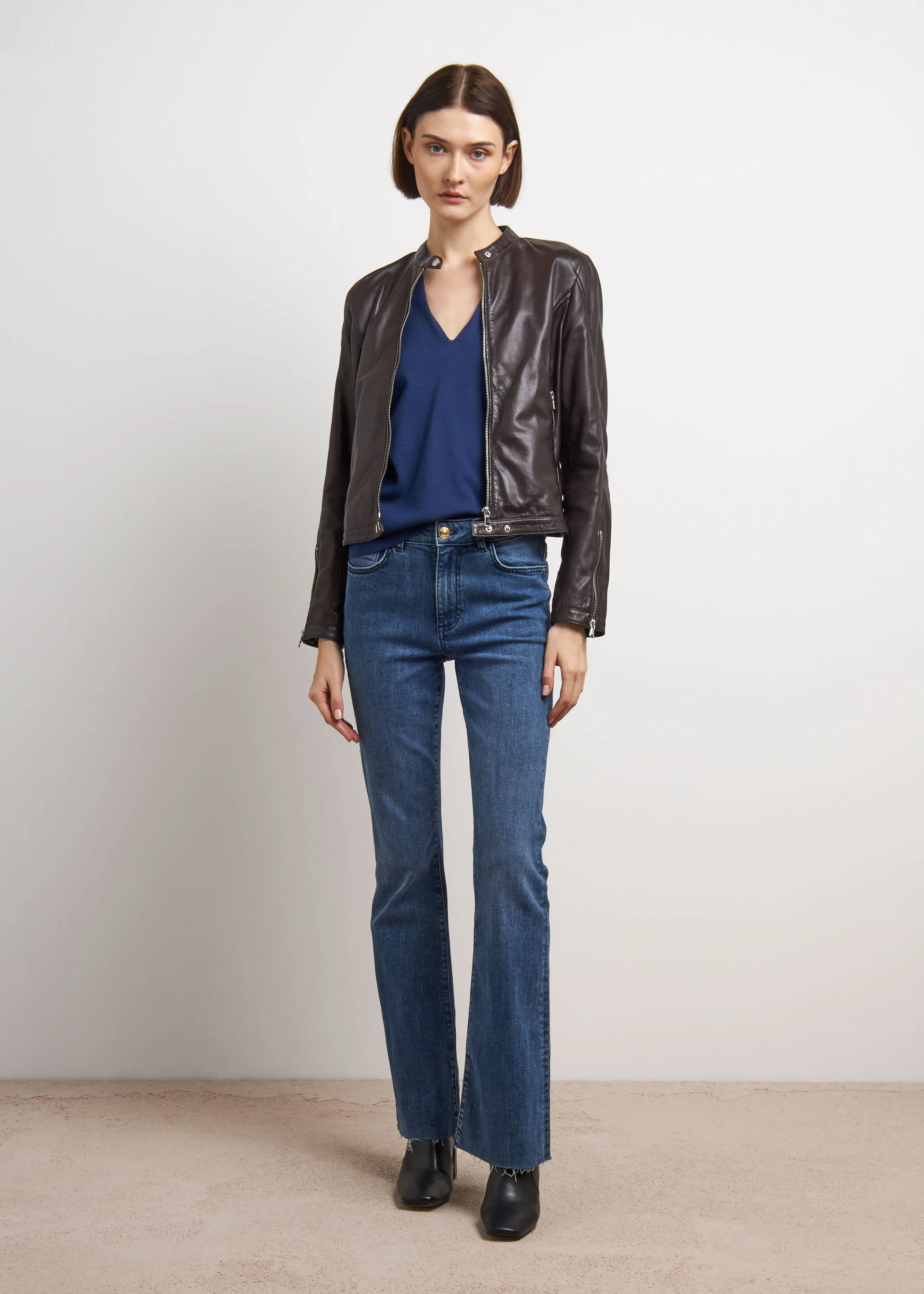 Denim stretch a zampetta