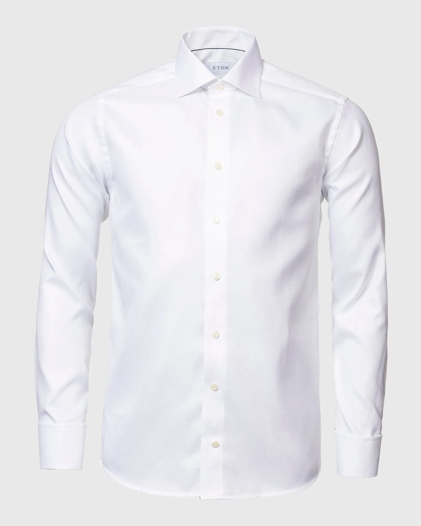 ETON 306079312001 WHITE TEXTURED TWILL CONTEMPORARY FC SHIRT