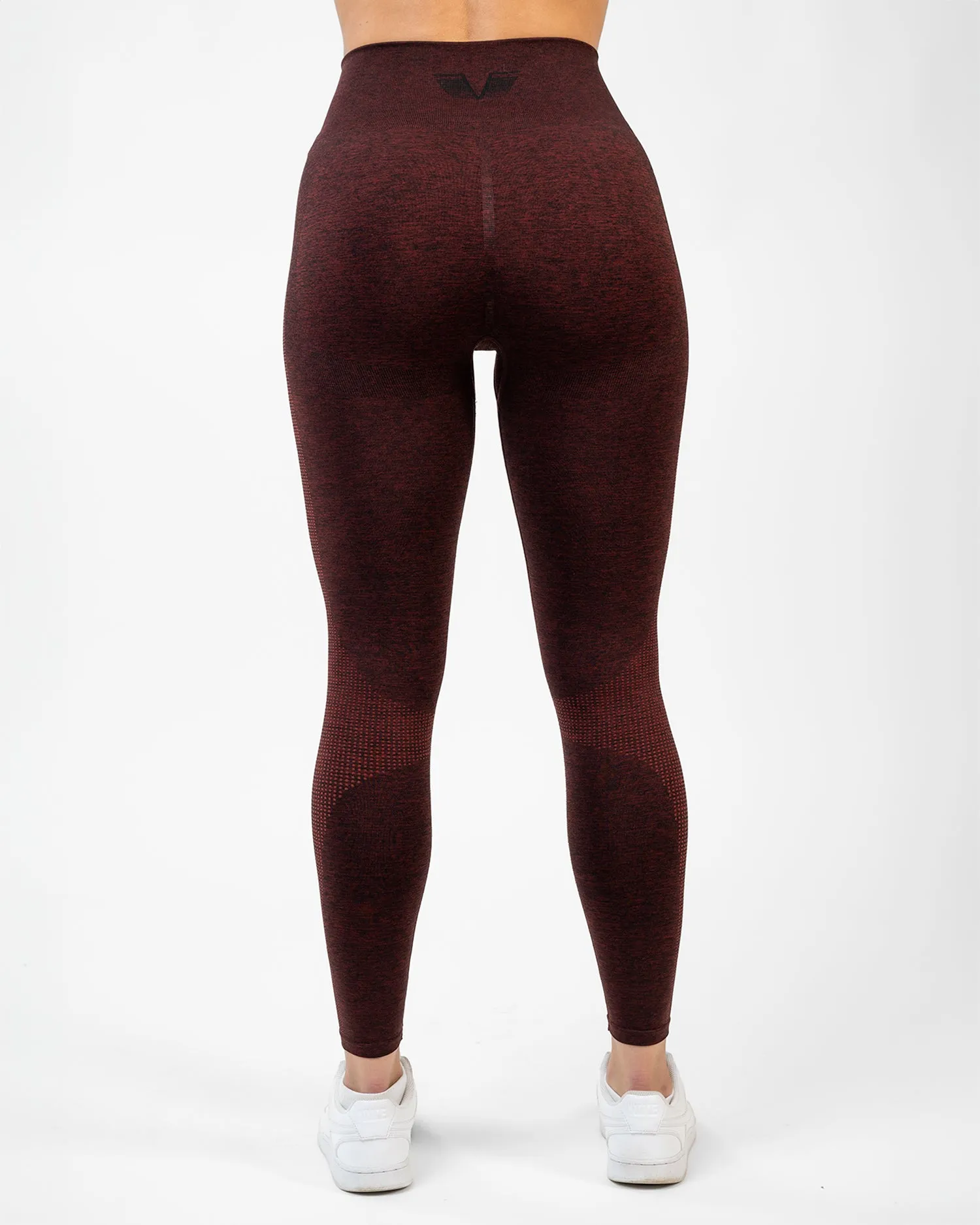 GAVELO Seamless Booster Melange Ruby Tights