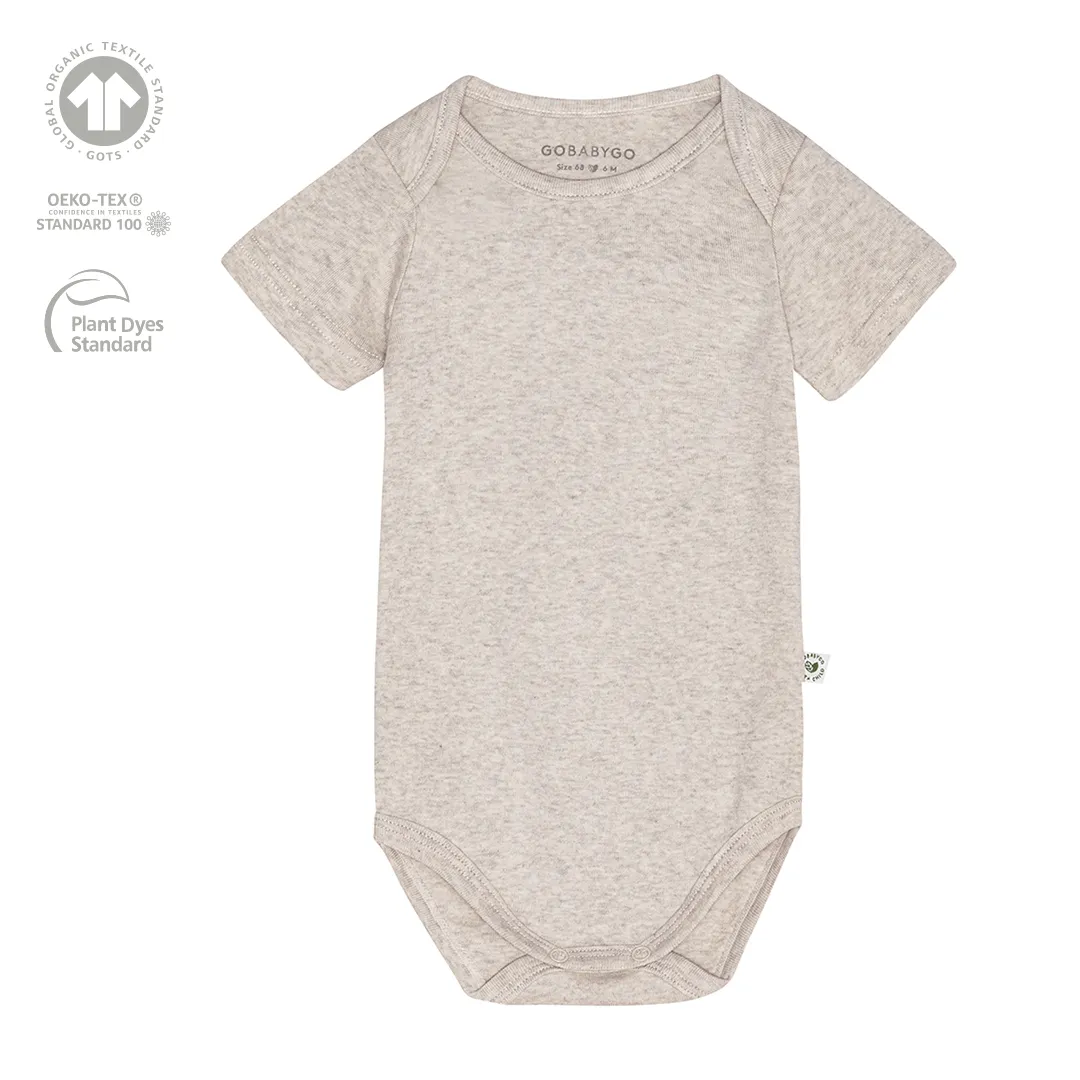 Hazel Body s/s Organic GOTS Cotton - Feather