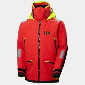 Helly Hansen Men's Aegir Race Sailing Jacket 2.1 Alert Red