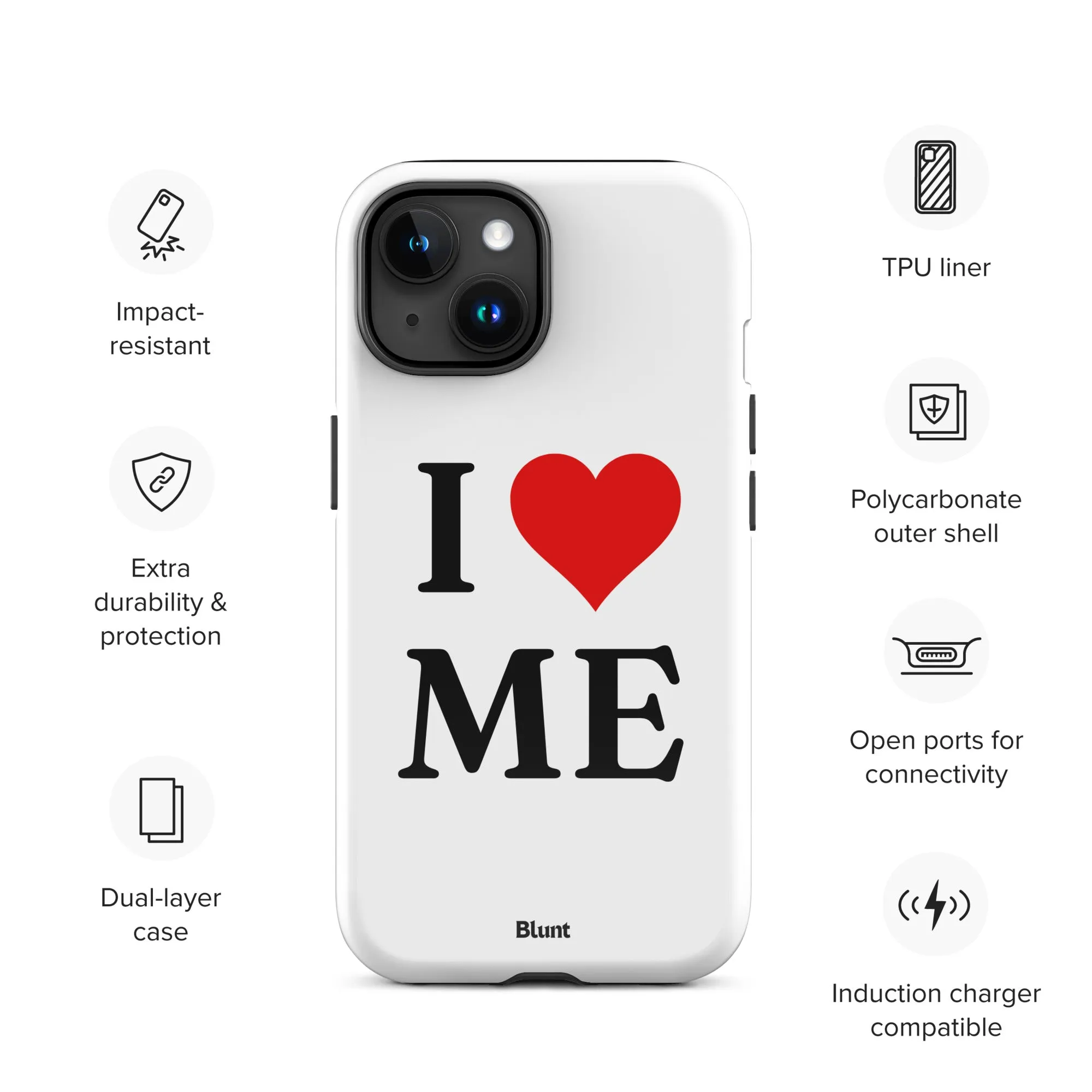 I Love Me iPhone Case