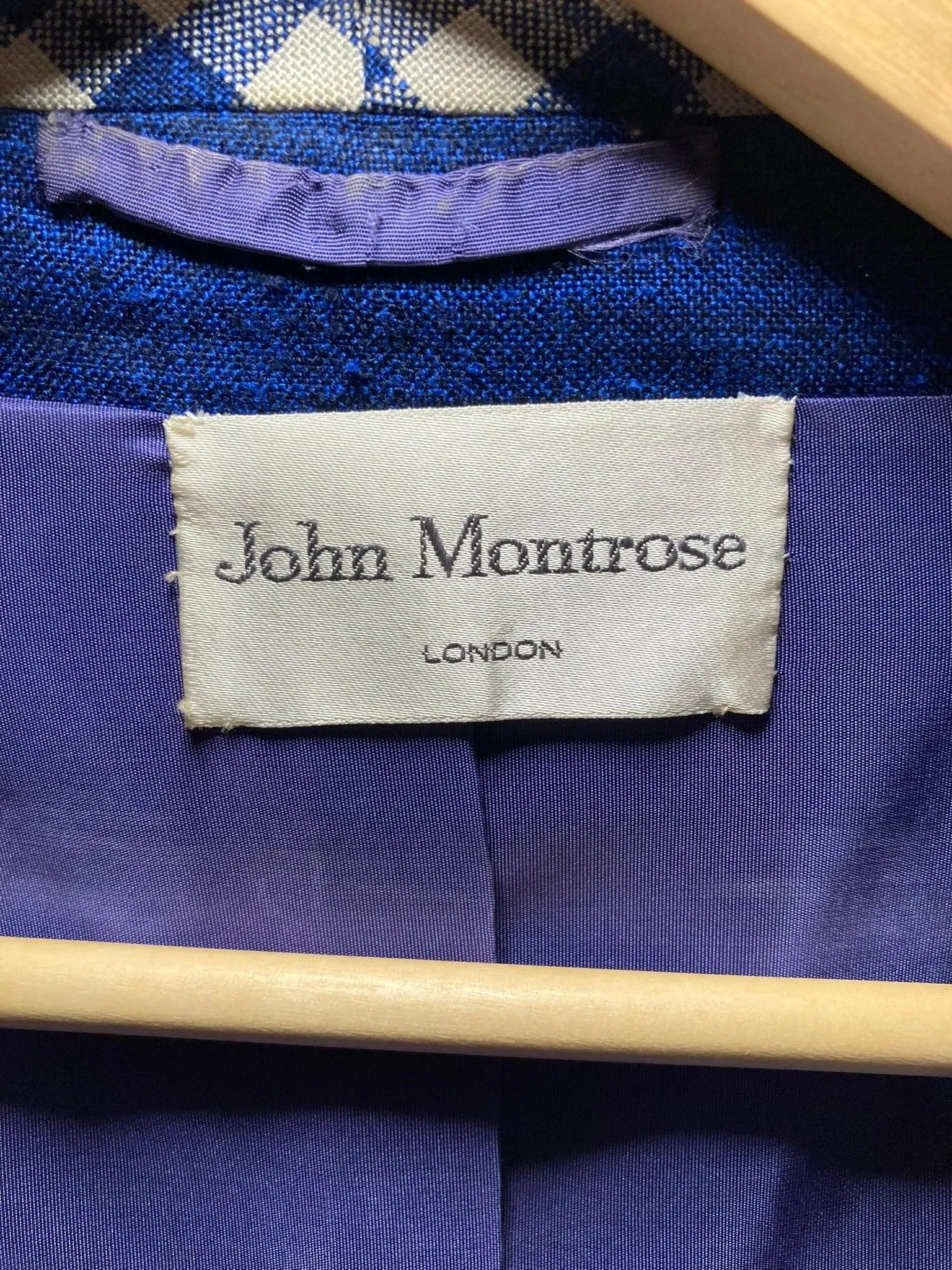 John Montrose Royal Blue Long Sleeved Jacket UK Size Small