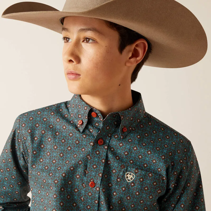 Kids Ariat Broderick Classic Fit Shirt - 10046432