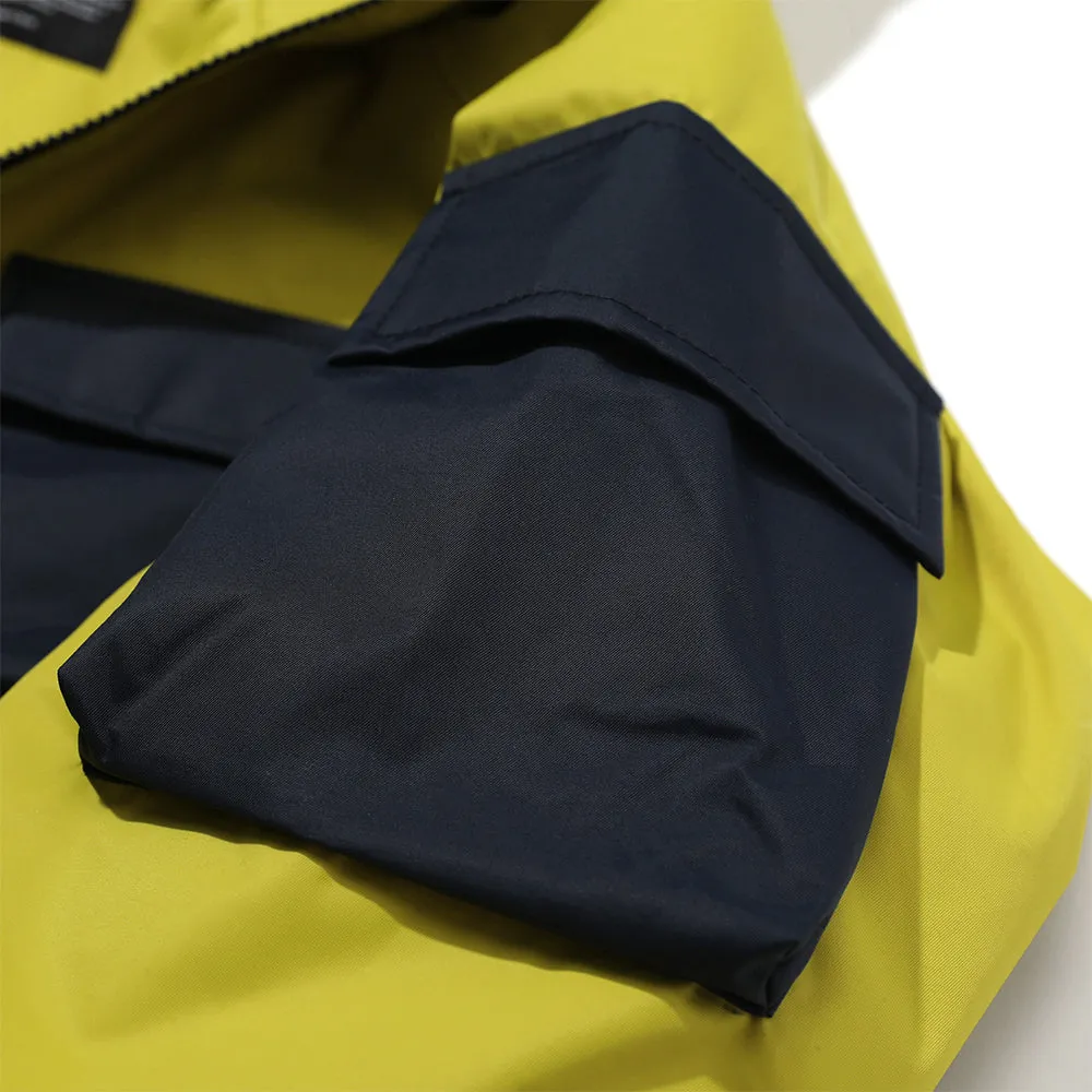 LIGHT POCKET HOODED JACKET LIME / CHARCOAL