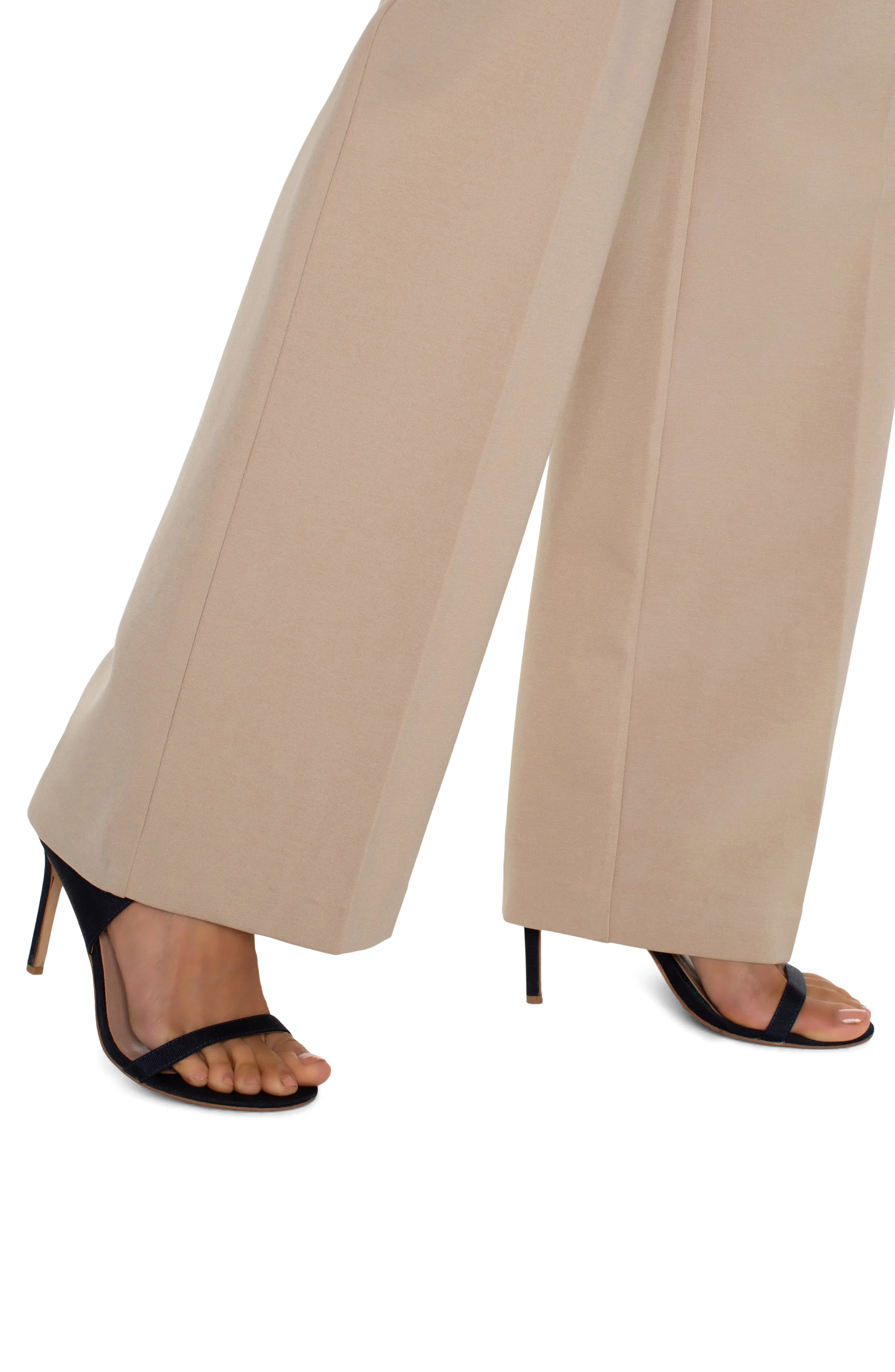 Liverpool Kelsey Wide Leg Trouser (Biscuit Tan)