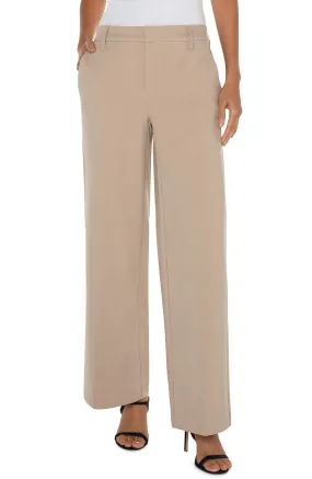 Liverpool Kelsey Wide Leg Trouser (Biscuit Tan)