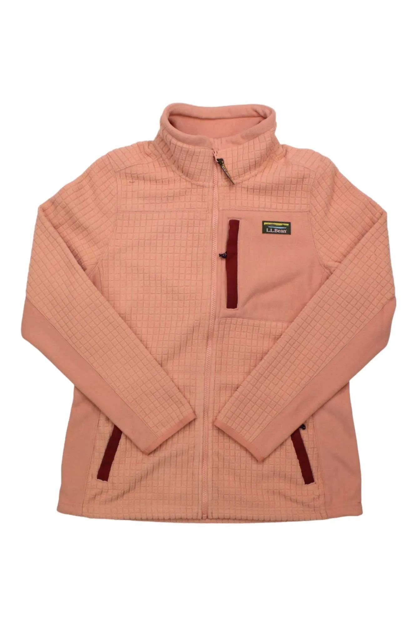 L.L.Bean Women's Windproof Grid Fleece Jacket