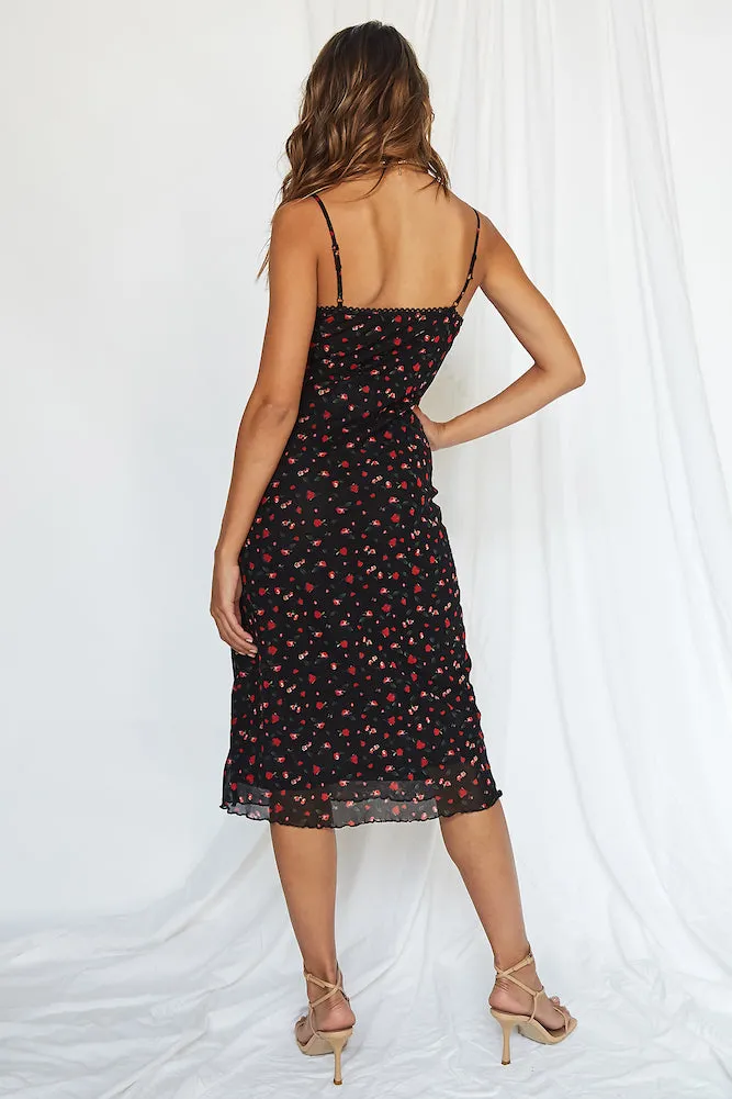 Lovely Poppy Midi Dress