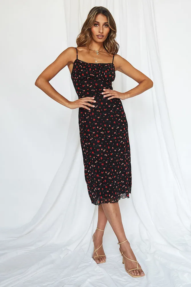 Lovely Poppy Midi Dress