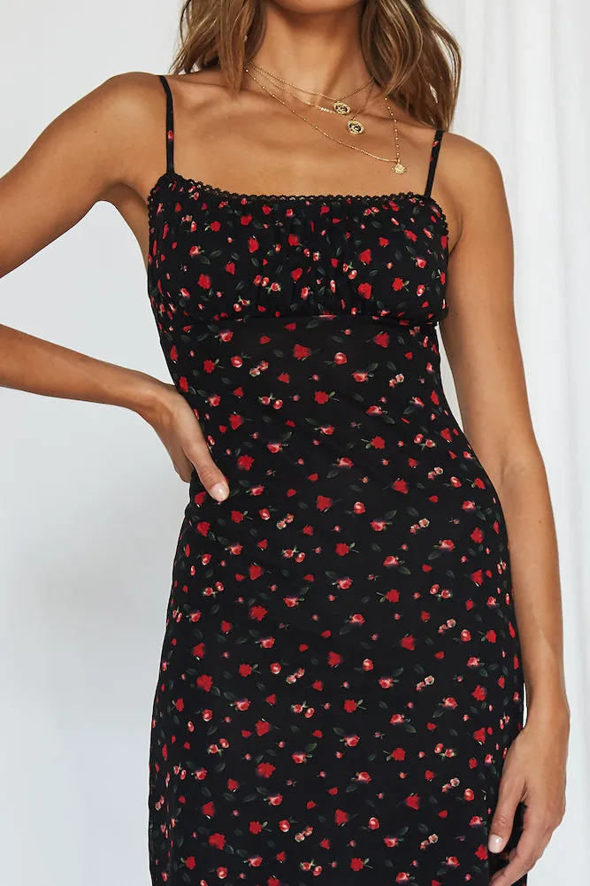 Lovely Poppy Midi Dress