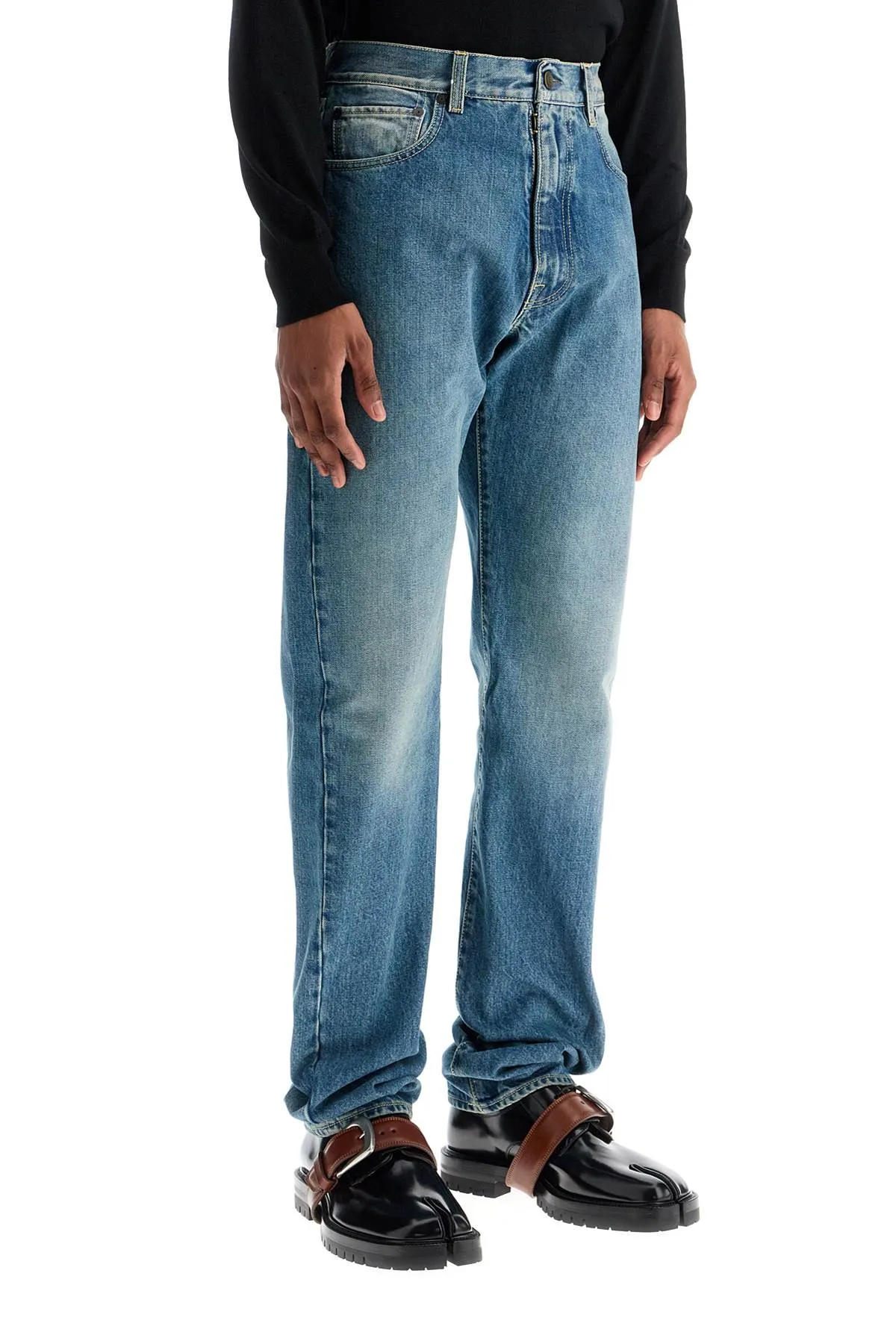 Maison Margiela Straight Jeans With Twisted Seams