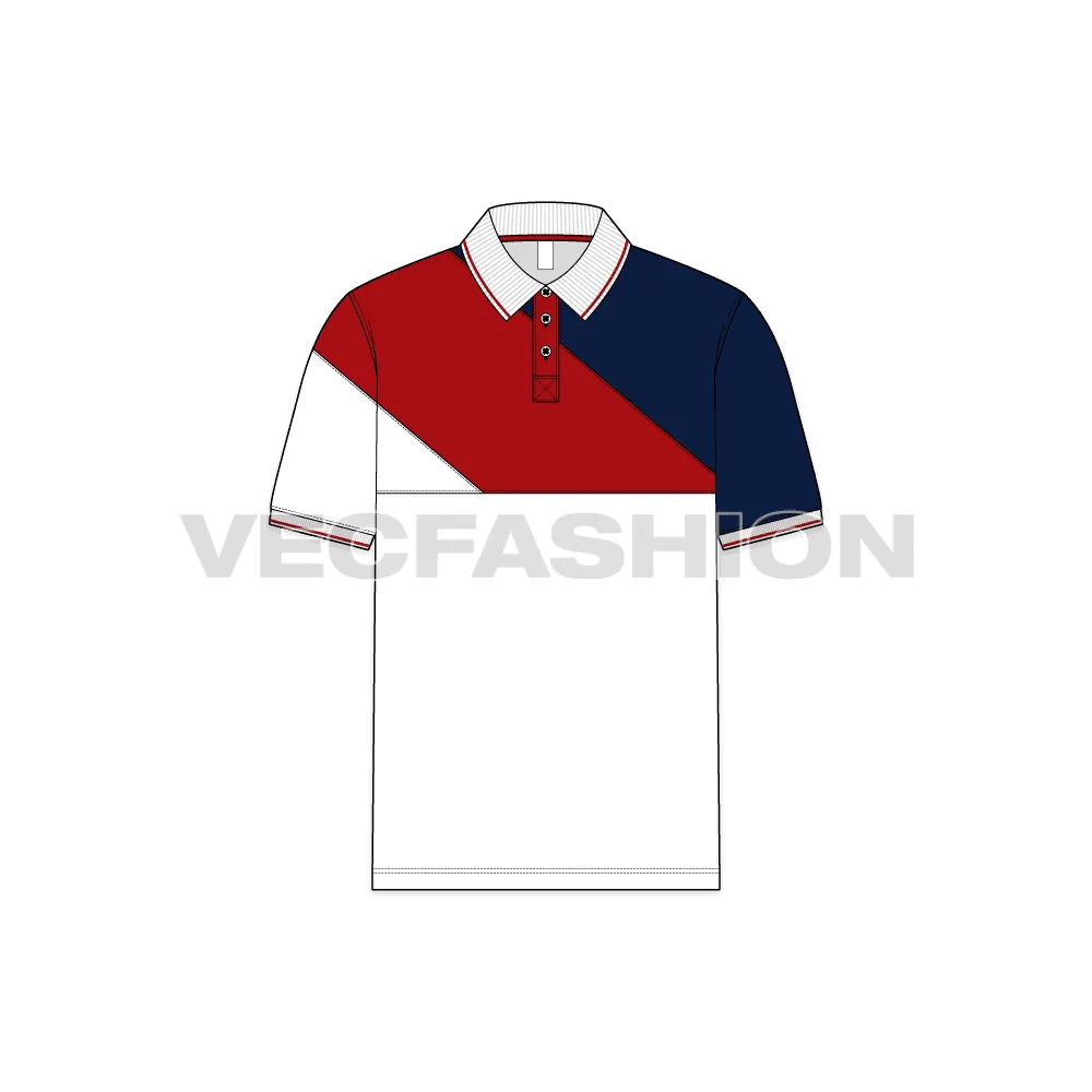 Mens White Sport Polo Shirt