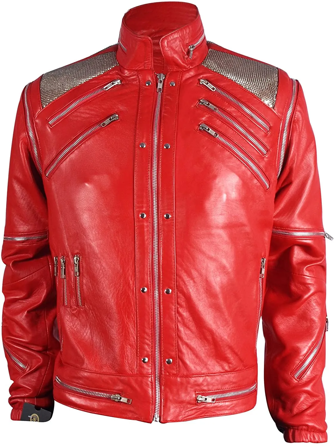 Michael Jackson Beat It Red Leather Jacket