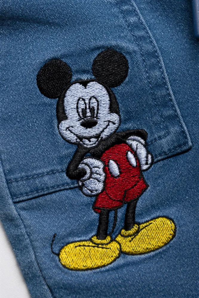 Mickey Mouse Denim Trouser Blue