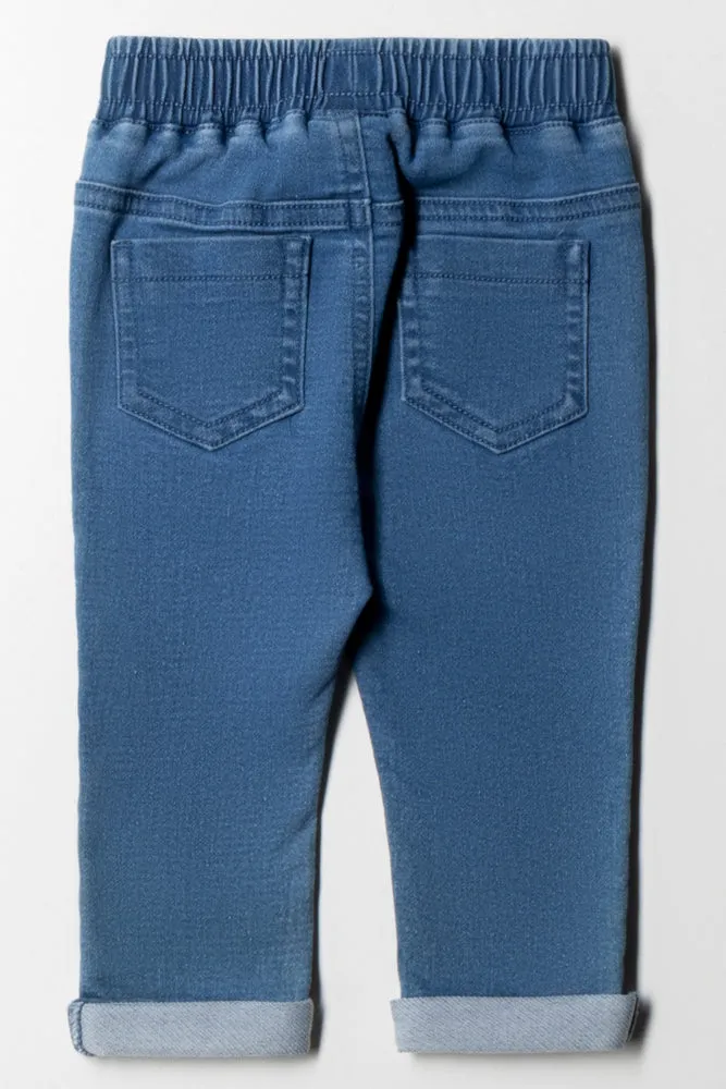 Mickey Mouse Denim Trouser Blue