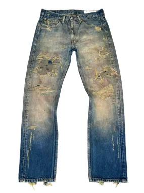 Mossy Distressed Repair Denim- 34