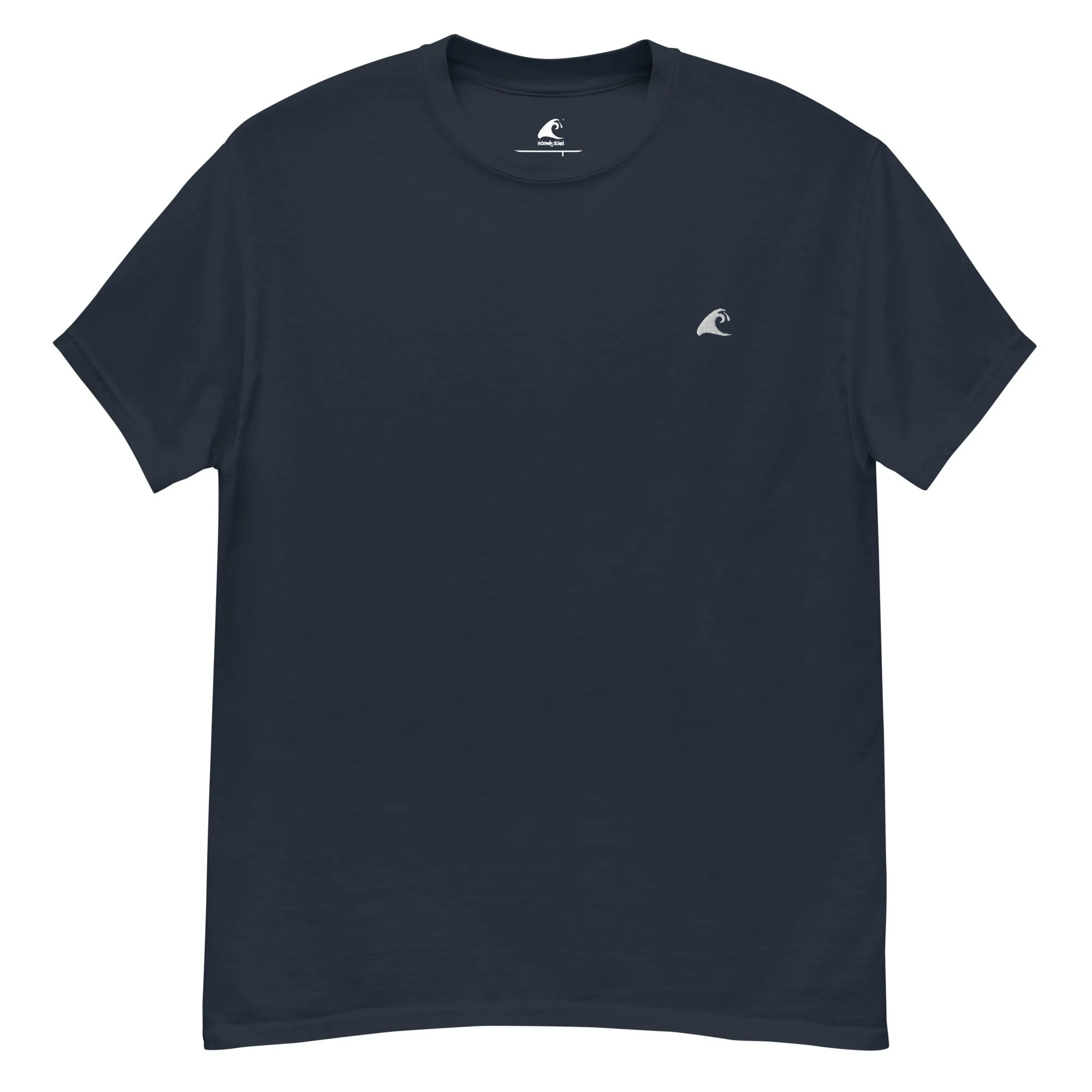 Navy Blue Cotton T-Shirt with Extremely Stoked Epic Wave Logo