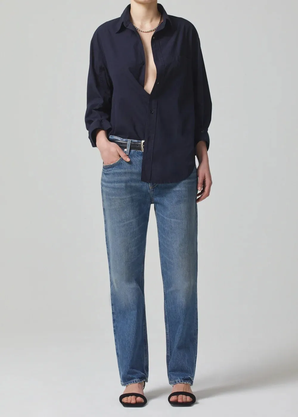 Neve Low Slung Relaxed Jean | Oasis