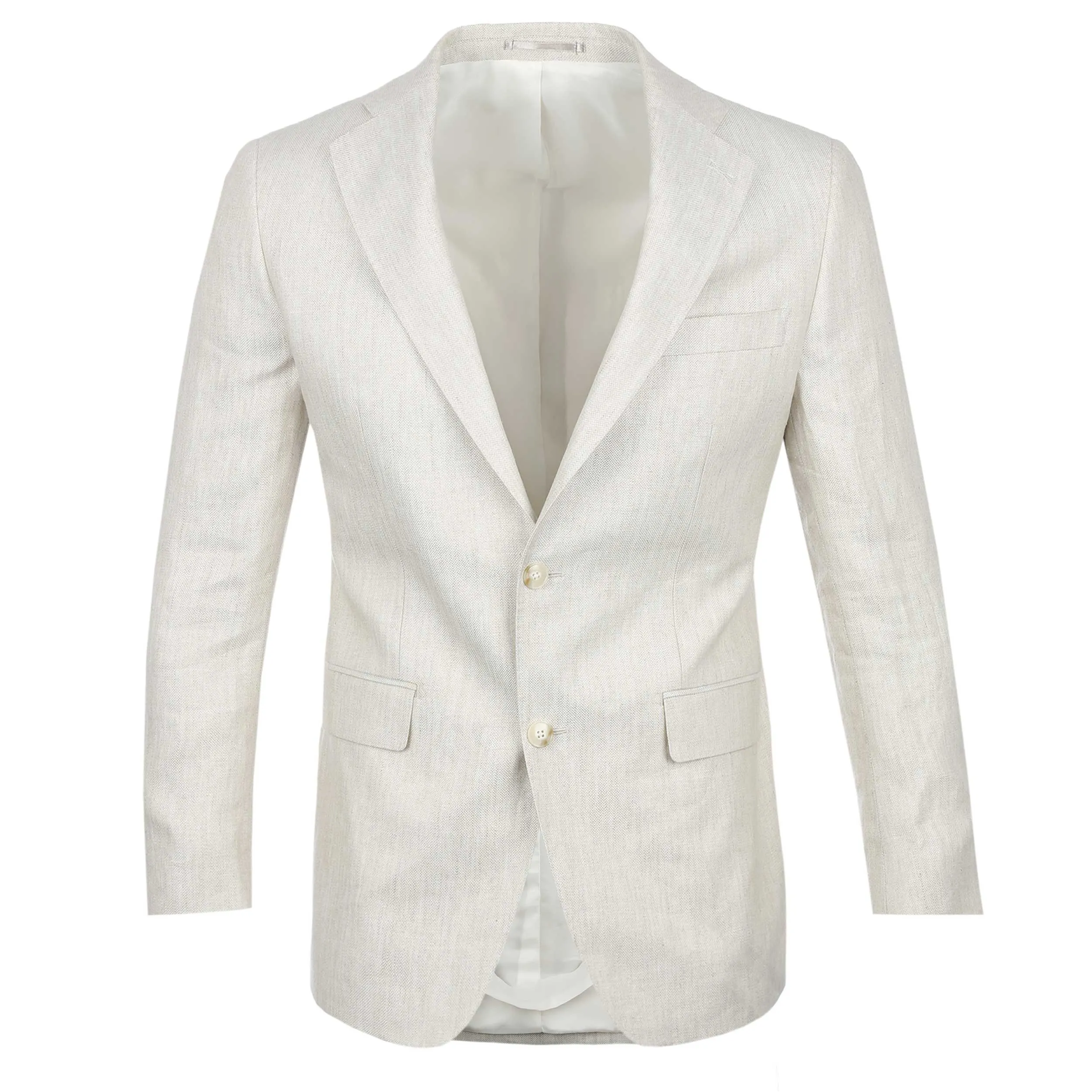 Norton Barrie Bespoke Linen Jacket in Beige