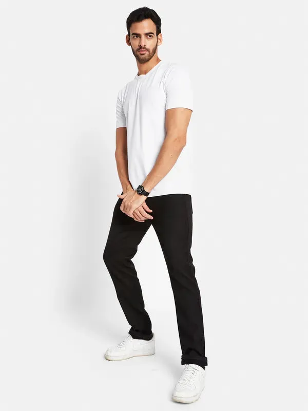 Octave Men Mid-Rise Cotton Jeans