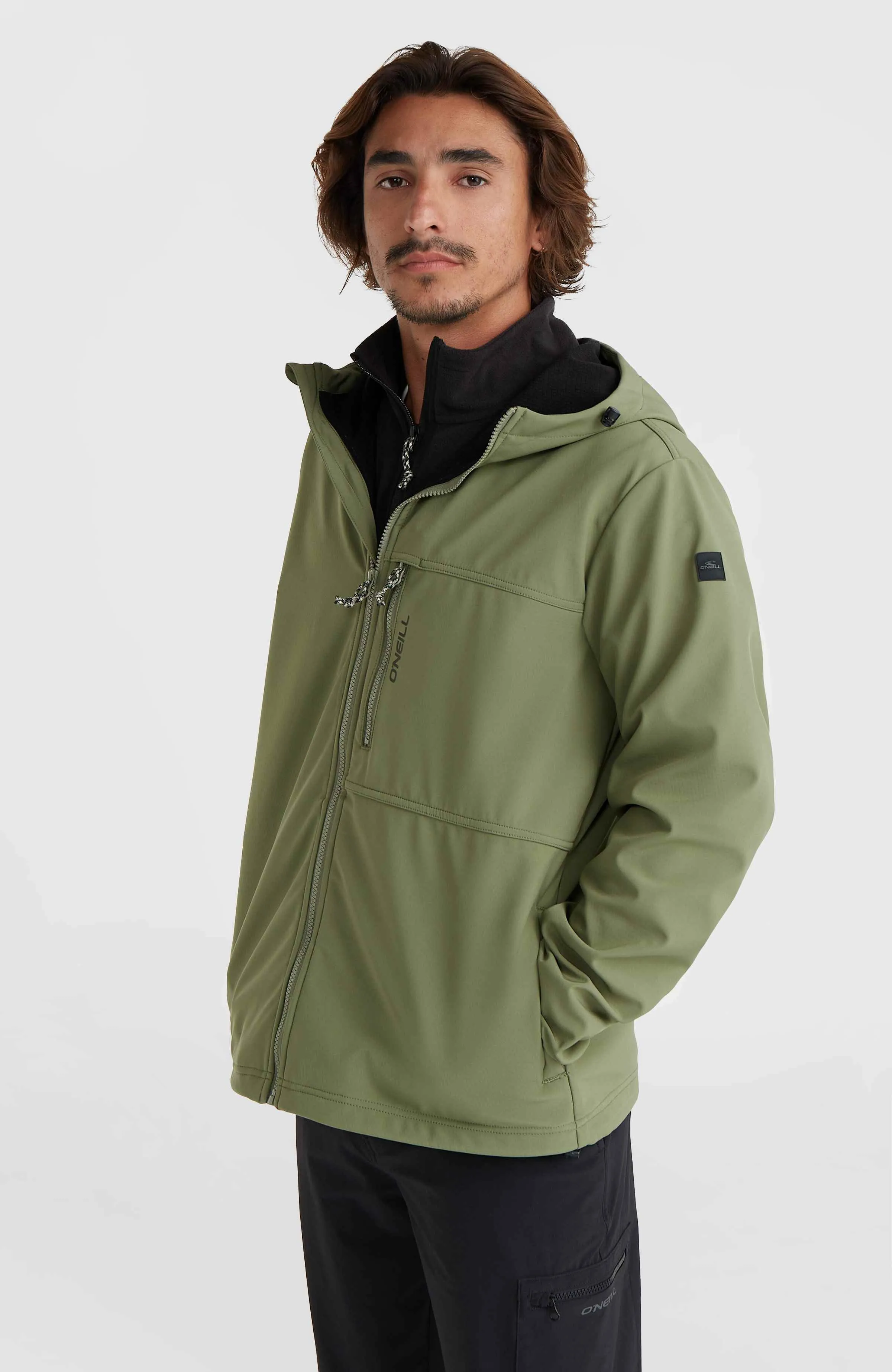 O'Neill TRVLR Series Softshell Jacket | Deep Lichen Green