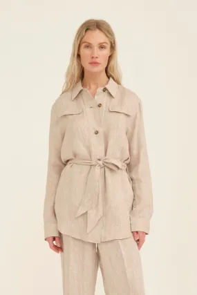 PD-Mya Oversize Jacket - Chalk Beige