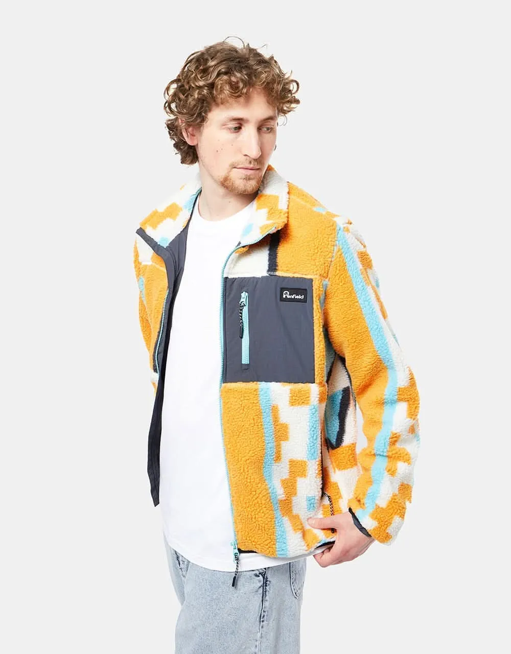 Penfield Geo Print Polar Fleece Mattawa - Multi