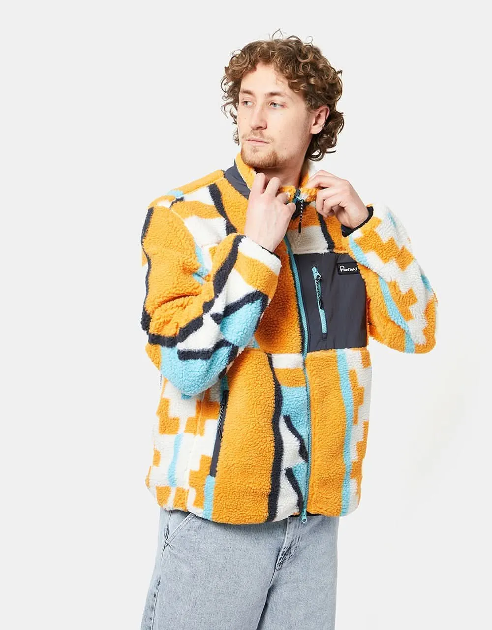 Penfield Geo Print Polar Fleece Mattawa - Multi