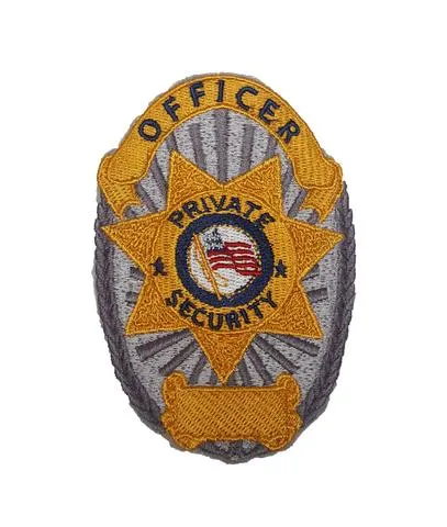 Private Security Officer Shield Patch