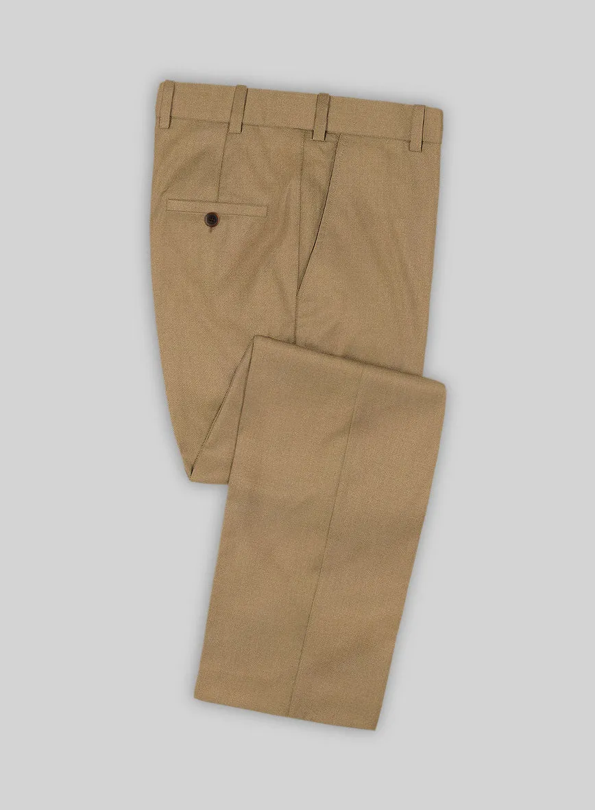 Reda British Khaki Wool Pants