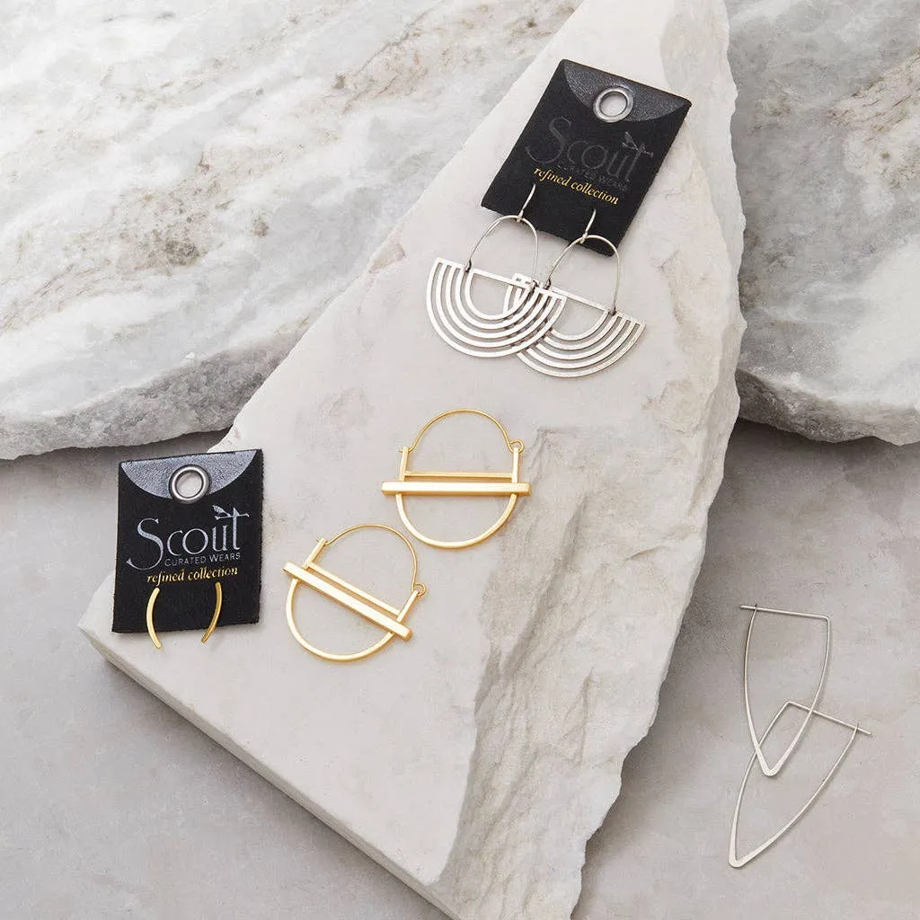 Refined Earring Collection - Comet Curve