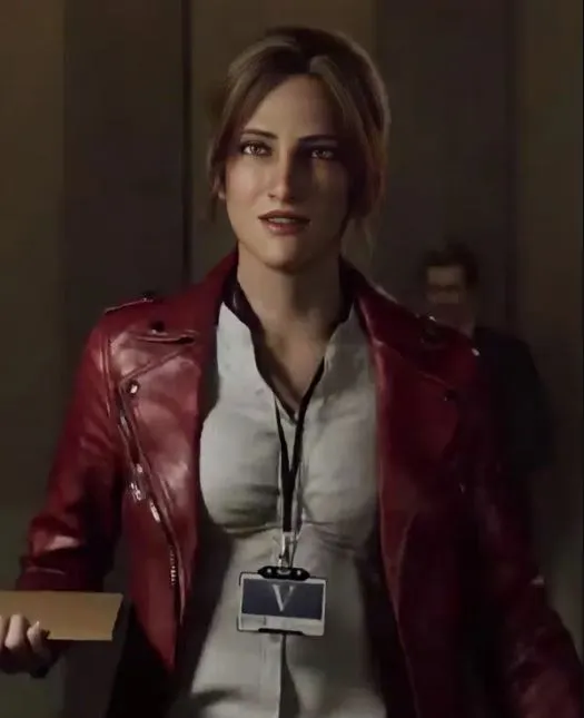 Resident Evil Infinite Darkness Claire Redfield Red Biker Jacket