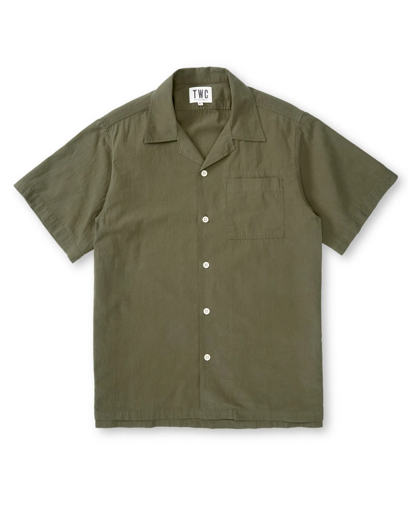 REUBEN ORGANIC COTTON SHIRT - KHAKI